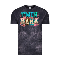 Cloud Black twin mama Vintage Tee - AdoDesignShop