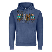 Vintage Denim being mama makes my life complate Vintage Hoodie - CowhideDigitalArt