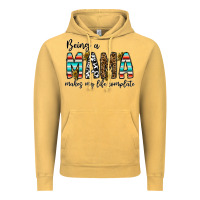 Vintage Mustard being mama makes my life complate Vintage Hoodie - CowhideDigitalArt