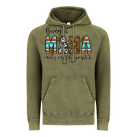 Vintage Olive being mama makes my life complate Vintage Hoodie - CowhideDigitalArt