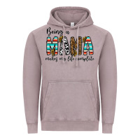 Vintage Zinc being mama makes my life complate Vintage Hoodie - CowhideDigitalArt