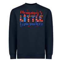 Navy mommy’s little firecracker Heavyweight Sweatshirt - JahusDesignShop