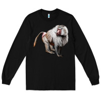 Black baboon Long Sleeve Tee - LillyAllenDesigns