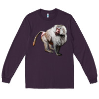 Plum baboon Long Sleeve Tee - LillyAllenDesigns