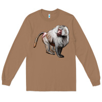 Toasted Coconut baboon Long Sleeve Tee - LillyAllenDesigns