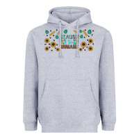 Heather Grey teacher of tiny humans libbey glass Heavyweight Hoodie - BundleAndBundleShop