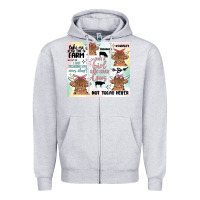 Heather Grey cow farm life Zipper Hoodie - MaliasSmallBusiness