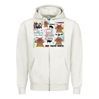 Oatmeal Heather cow farm life Zipper Hoodie - MaliasSmallBusiness