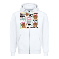 White cow farm life Zipper Hoodie - MaliasSmallBusiness
