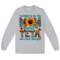 Moon Dust god gifted me two titles mom and teta and i rock t Long Sleeve Tee - JahusDesignShop