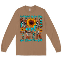 Toasted Coconut god gifted me two titles mom and teta and i rock t Long Sleeve Tee - JahusDesignShop