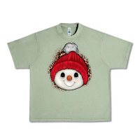 Oil Green snowman Urban Heavy Tee - JahusDesignShop