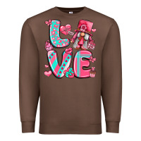 Chestnut love with gnome Premium Sweatshirt - LillyAllenDesigns