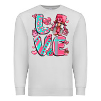 Dove Grey love with gnome Premium Sweatshirt - LillyAllenDesigns