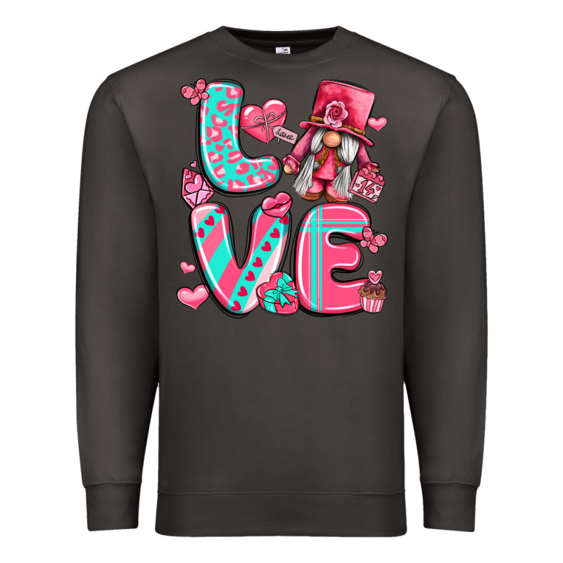Love With Gnome Premium Sweatshirt by LillyAllenDesigns | Teevron