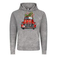 Cloud Rock christmas trees truck Vintage Hoodie - FaDigitalArtStudio