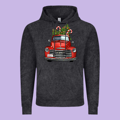 Christmas Trees Truck Vintage Hoodie Designed By Fadigitalartstudio