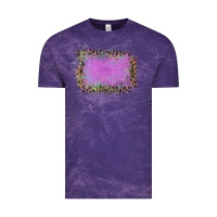 Cloud Purple Old Leopard Purple Glitter Frame Vintage Tee - Bettercallsaul