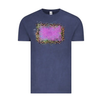 Vintage Denim Old Leopard Purple Glitter Frame Vintage Tee - Bettercallsaul