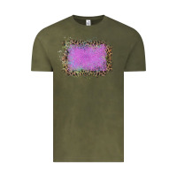 Vintage Olive Old Leopard Purple Glitter Frame Vintage Tee - Bettercallsaul