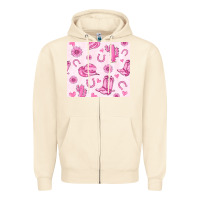 Sandshell cowgirl valentine's day Zipper Hoodie - MaliasSmallBusiness