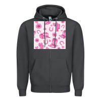 Cowgirl Valentine's Day Zipper Hoodie | Teevron