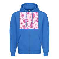 True Royal cowgirl valentine's day Zipper Hoodie - MaliasSmallBusiness