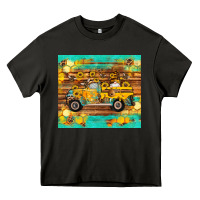 Asphalt western bee gnomes truck honeycomb  leopard turquoise wooden serape Heavy Core Tee - Artiststas