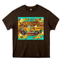 Chocolate Brown western bee gnomes truck honeycomb  leopard turquoise wooden serape Heavy Core Tee - Artiststas
