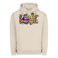 Pigment French Oak mardi gras love lips Urban Hoodie - CowGirlArtShop