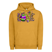 Pigment Peanut Butter mardi gras love lips Urban Hoodie - CowGirlArtShop