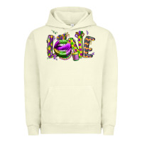 Pigment Pistachio mardi gras love lips Urban Hoodie - CowGirlArtShop