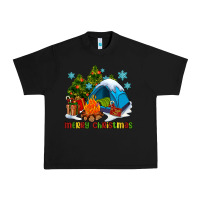 Black merry Christmas camp Urban Heavy Tee - AdoDesignShop