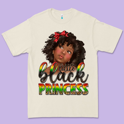 Premium Tee little black princess