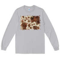 Moon Dust cowhide background Long Sleeve Tee - BarkalooDesign