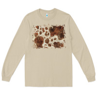 Mushroom cowhide background Long Sleeve Tee - BarkalooDesign