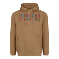 Toasted Coconut teacher gemstone and pink flower libbey glass Heavyweight Hoodie - BundleAndBundleShop