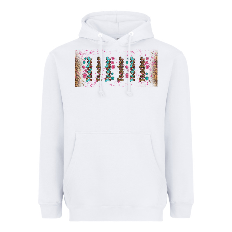Teacher Gemstone And Pink Flower Libbey Glass Heavyweight Hoodie by BundleAndBundleShop | Teevron