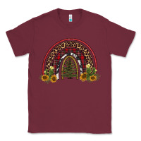 Burgundy rainbow tree Classic Tee - AdoDesignShop