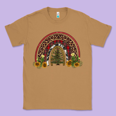 Rainbow Tree Classic Tee Designed By Adodesignshop