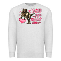 Oatmeal Heather you make my heart saur Premium Sweatshirt - LillyAllenDesigns