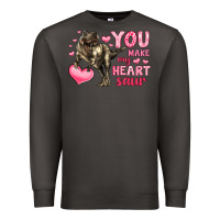 Smoke you make my heart saur Premium Sweatshirt - LillyAllenDesigns