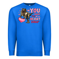 True Royal you make my heart saur Premium Sweatshirt - LillyAllenDesigns