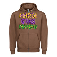 Chestnut mardi gras mambo Zipper Hoodie - MaliasSmallBusiness