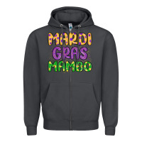 Smoke mardi gras mambo Zipper Hoodie - MaliasSmallBusiness