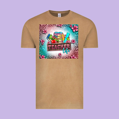 Teacher Life Vintage Tee Designed By Adodesignshop