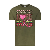 Vintage Olive strength hope faith Vintage Tee - JahusDesignShop
