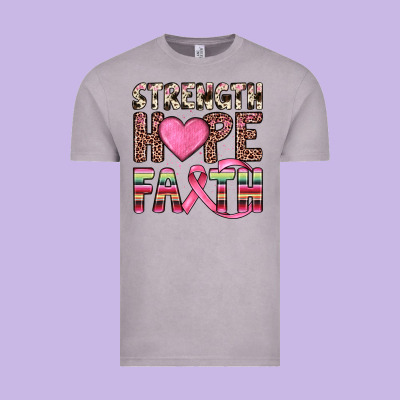 Strength Hope Faith Vintage Tee Designed By Jahusdesignshop