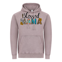 Vintage Zinc blessed mama Vintage Hoodie - CowhideDigitalArt