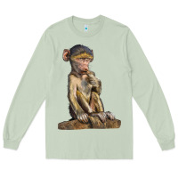 Matcha Baby Baboon Illustrations Long Sleeve Tee - LillyAllenDesigns